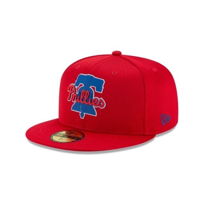 Sapca New Era Philadelphia Phillies MLB Clubhouse Collection 59FIFTY Fitted - Rosii